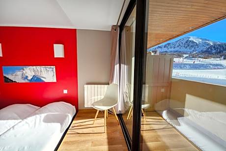 Apartment 2 rooms 4 people with balcony