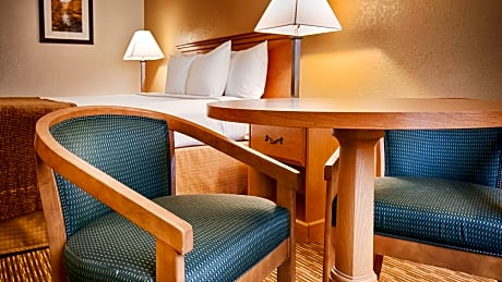 accessible - 1 king - mobility accessible, walk in shower, non-smoking, continental breakfast