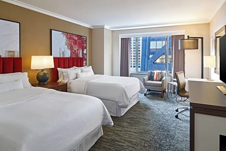 Traditional Room, 2 Double Beds, Accessible, Non Smoking (Mobility w/ Roll-in Shower)