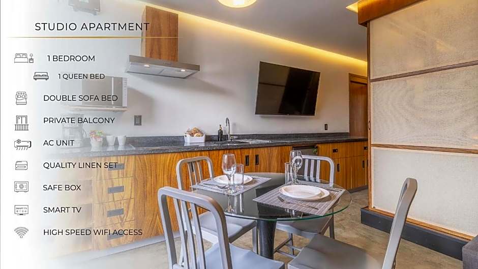 Zielo L101 New Building Studio Apt with AC Rooftop