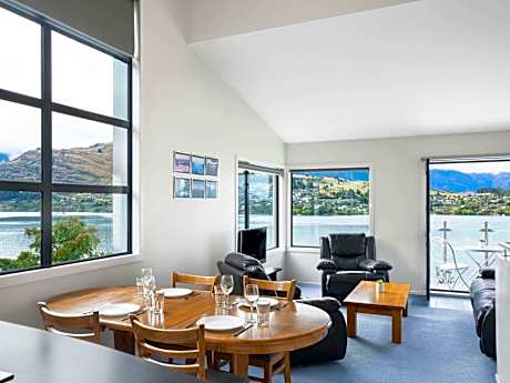 Two-bedroom one bathroom lake view suite