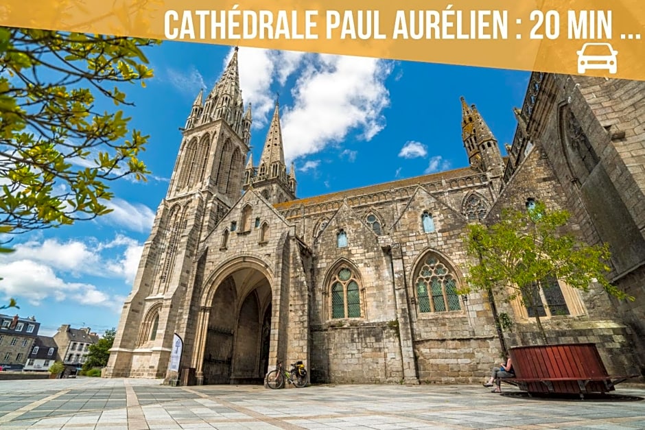 La Casa du Dolmen Clara, balnéo privée, entre terre et mer