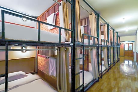 Bed In Dormitory Bunk Bed With Shared Bathroom