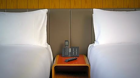 Standard Double Room with Two Double Beds and Harbor View - Lounge Access