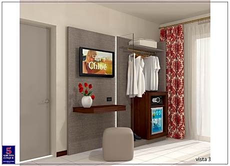 Small Double Room with Terrace with Lake View