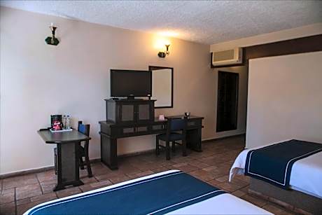 Standard Double Room with Two Double Beds - Pool View