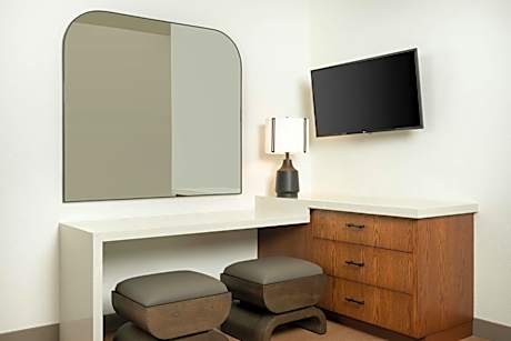1 Bedroom 2 room Suite, 1 King, Sofa bed, River view (Mobility &amp; Hearing Accessible w/ Tub)