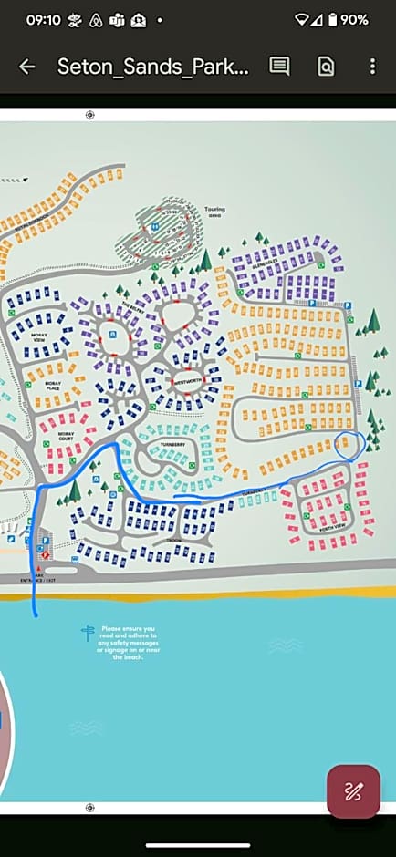 Abi static caravan close to Edinburgh