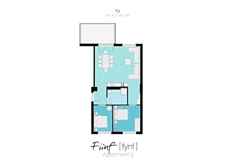 Two-Bedroom Apartment with Balcony