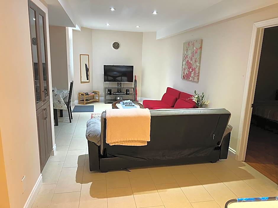 2 bedroom basement with parking