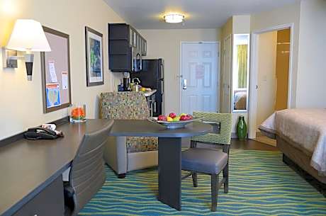 Queen Studio with Two Queen Beds - Hearing Accessible, Full Kitchen, Sofa Bed