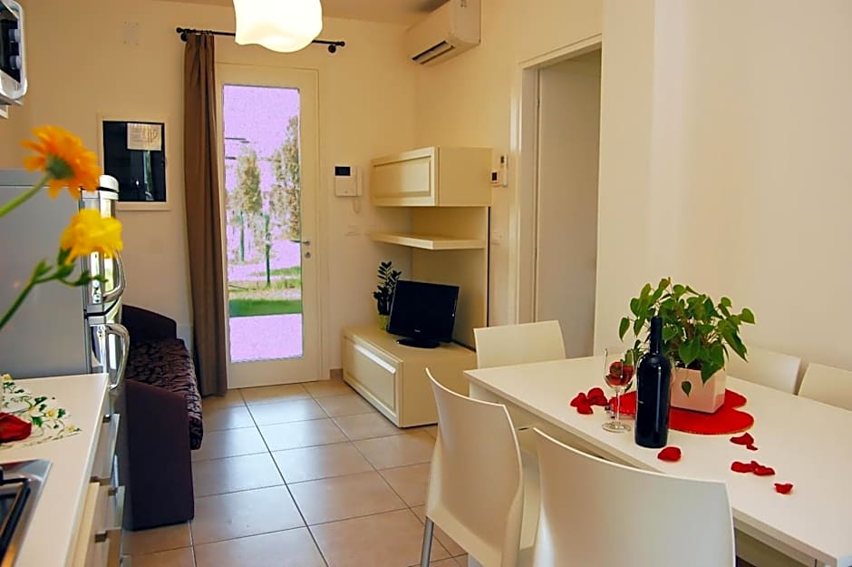 Cozy apartment in a village with swimming pool