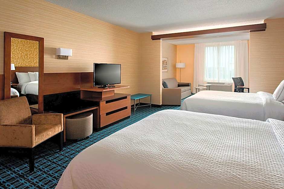 Photo 1 of 2 of 2 Queen Beds with Sofabed Suite, Hearing/Mobility Accessible, Bathtub