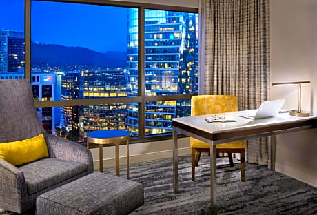 1 King Bed City View