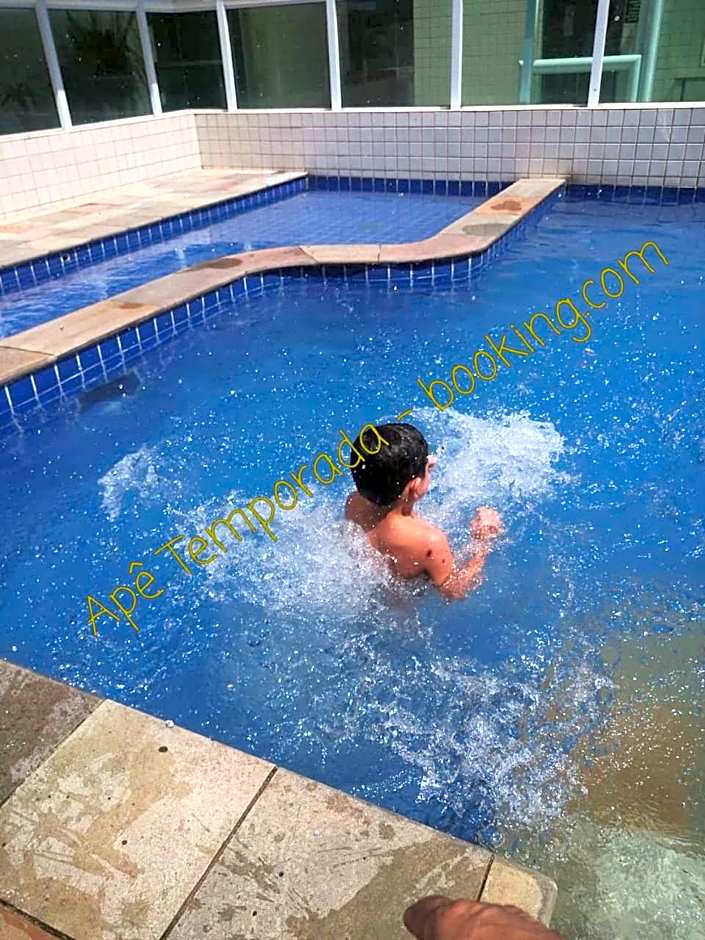 Apê Temporada Praia Grande SP Completo com Piscina, Churrasqueira, Estacionamento