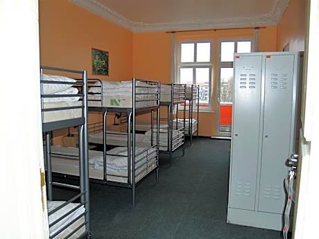 Single Bed in 8 or 10-Bed Dormitory Room with Shared Bathroom