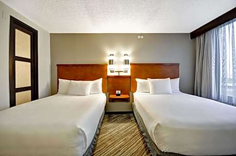 Double Room with Two Double Beds and Accessible Tub - Disability Access