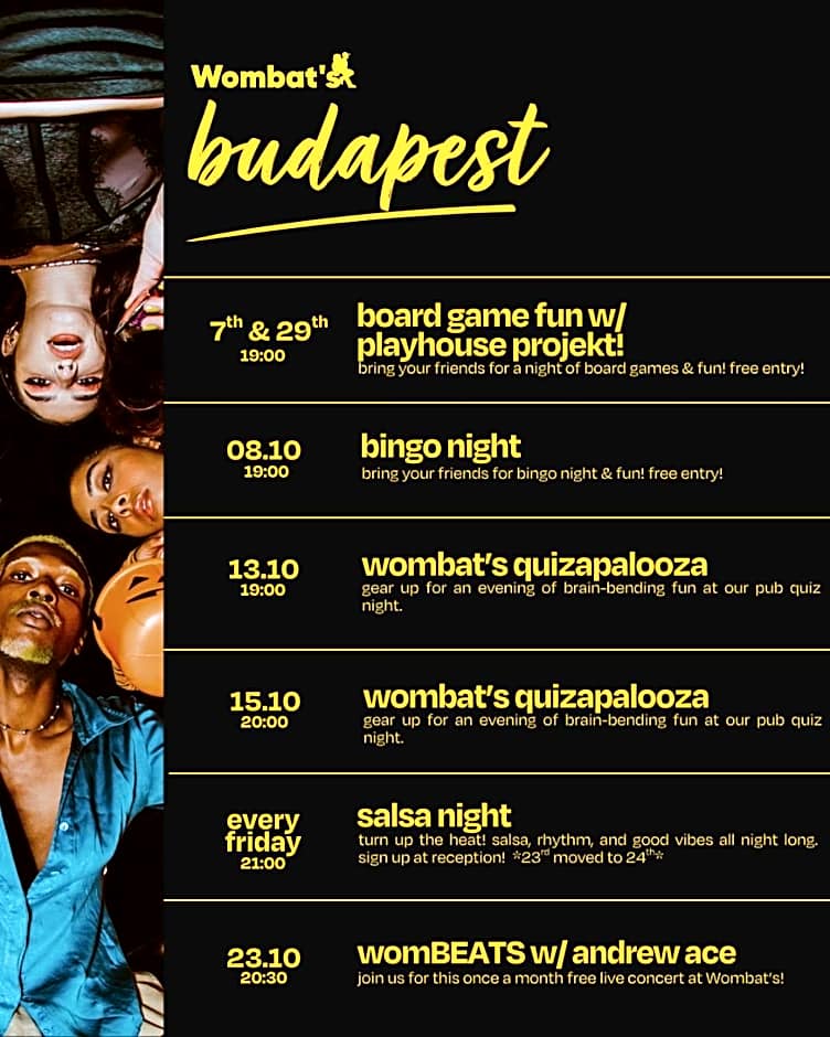 Wombat's City Hostel Budapest