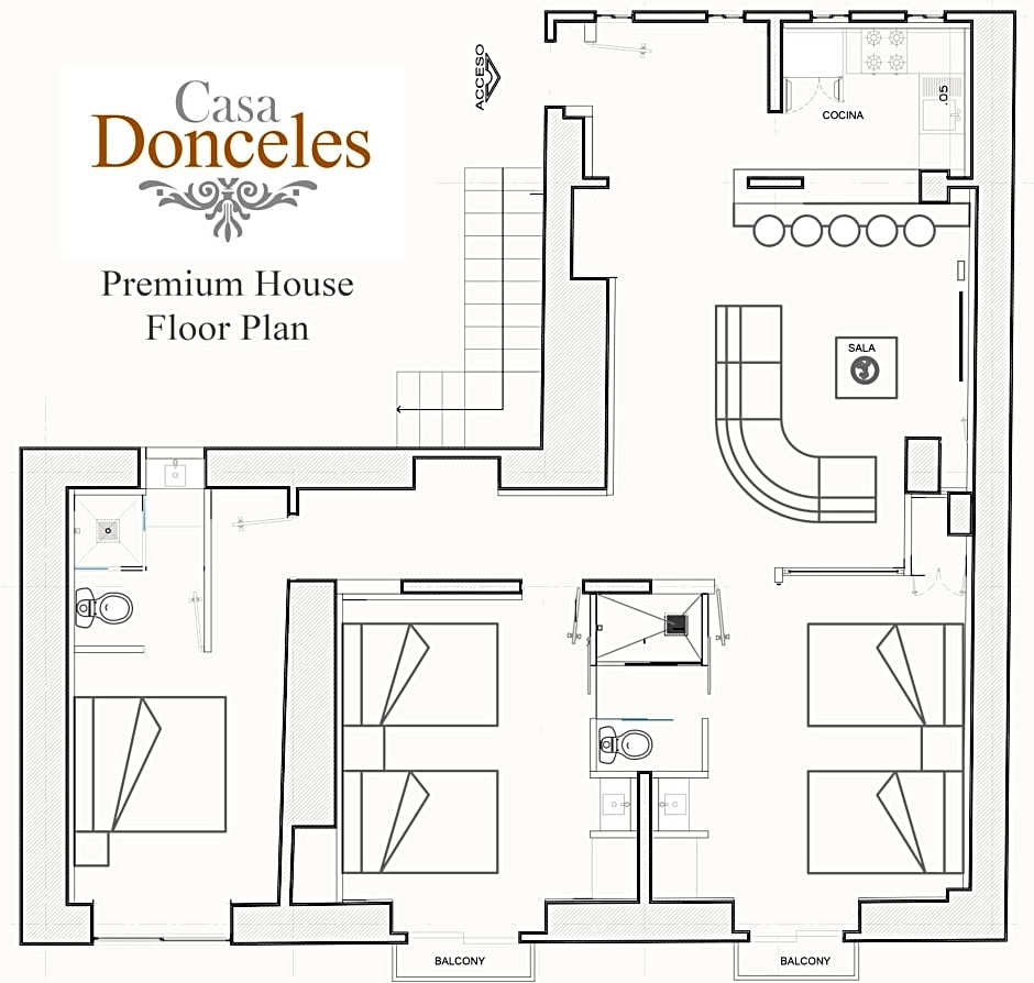 CASA DONCELES PREMIUM PENTHOUSE, Prime Location, Super Spacious!!