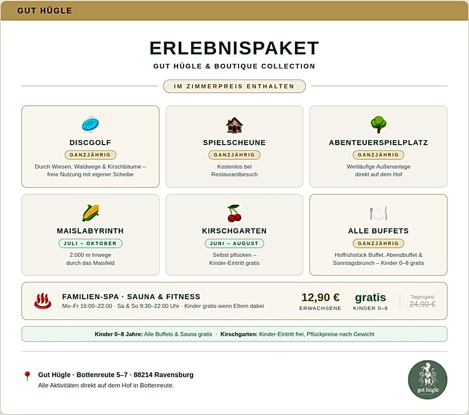 Gut Hügle Erlebnishof Familienhotel & Spa