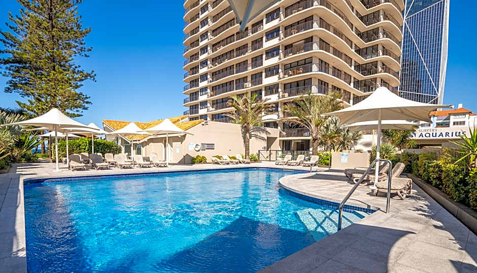 Surfers Aquarius on the Beach