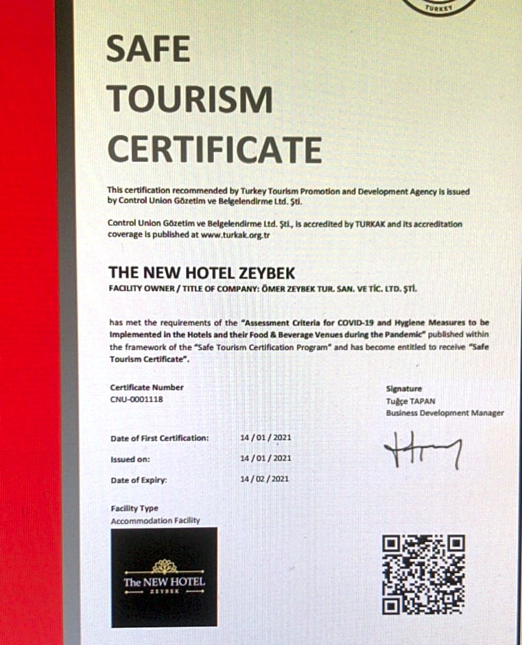 The New Zeybek Hotel