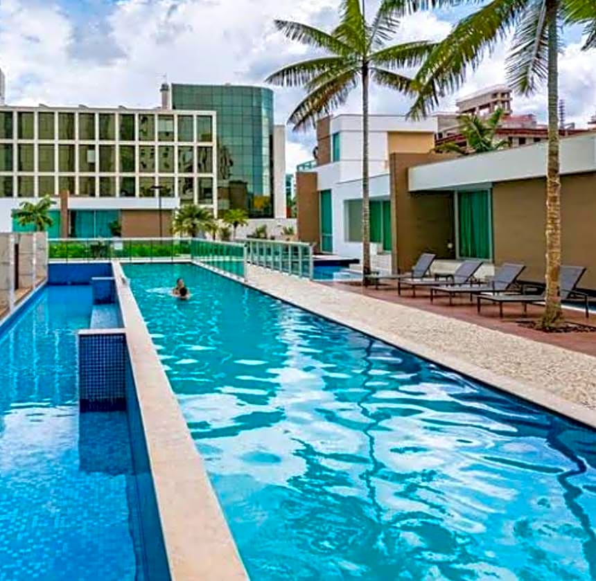 Jade Hotel BLUE Tree Brasília Flat Particular wi-fi e garagem grátis sem café
