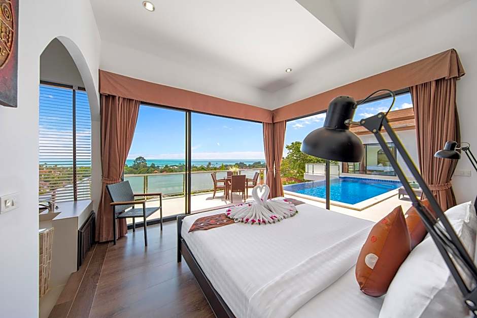 Sunny Banks - Modern Sea View 4 Bed Pool Villa