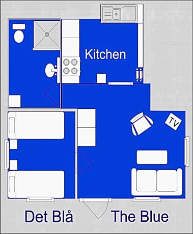 Studio with Kitchen