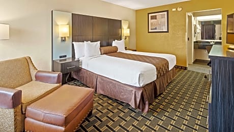1 KING BED,NOSMOKE,WHIRLPOOL,MICROFRIDGE,HI SPEED,FULL BREAKFAST