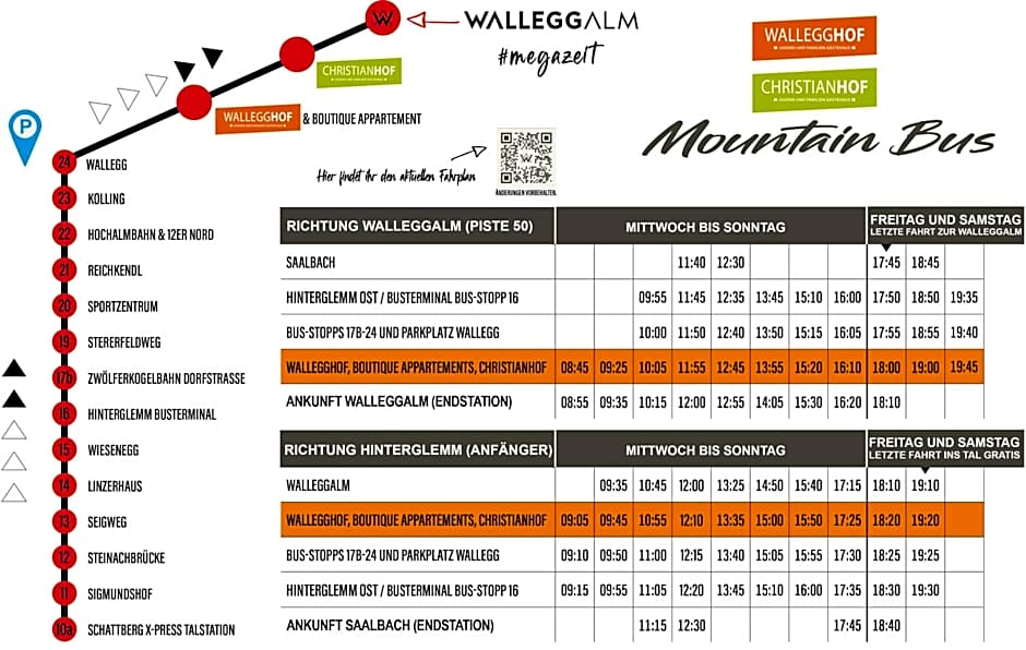 Ski In-Ski Out - Gästehäuser Saalbach-Hinterglemm - Wallegghof Christianhof