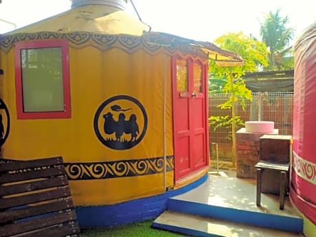  Mongolian Yurt 3 Pax Shared Toilet
