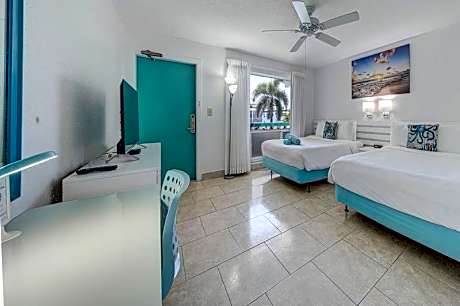 Efficiency Two Double Beds