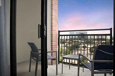 Double Room with Two Double Beds and Balcony