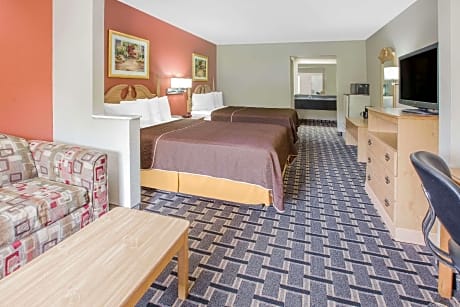 2 Double Beds Accessible Room Smoking
