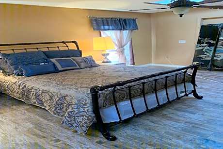 Full Bed with Shared Bathroom