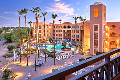 1 Bedroom Deluxe Suite, 2 Double, Sofa bed, Golf/Pool view, Balcony
