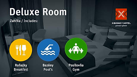 Deluxe room with swimming pool and GYM included