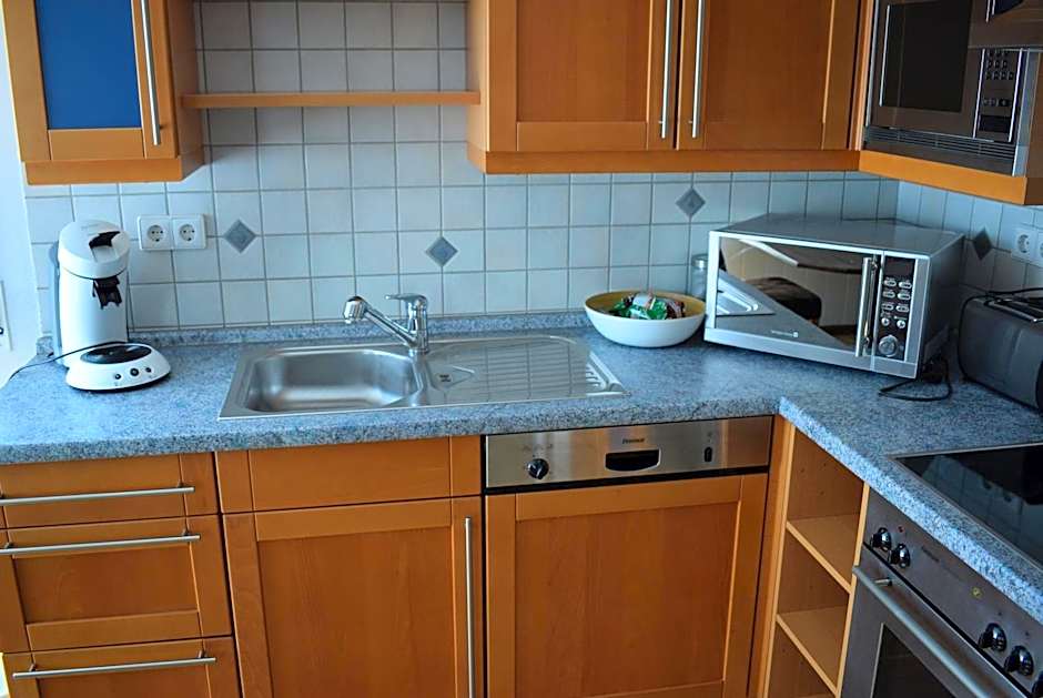 Apartments mit Klimaanlage am Neckarufer, Schöne Aussicht