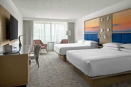 Newly Renovated Queen Room with Two Queen Beds - Concierge Level/Hearing Accessible
