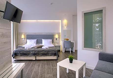 Deluxe Family Room with Balcony and Park View