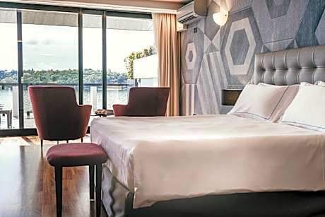 Deluxe Panoramic Double Room with Terrace and Lake View