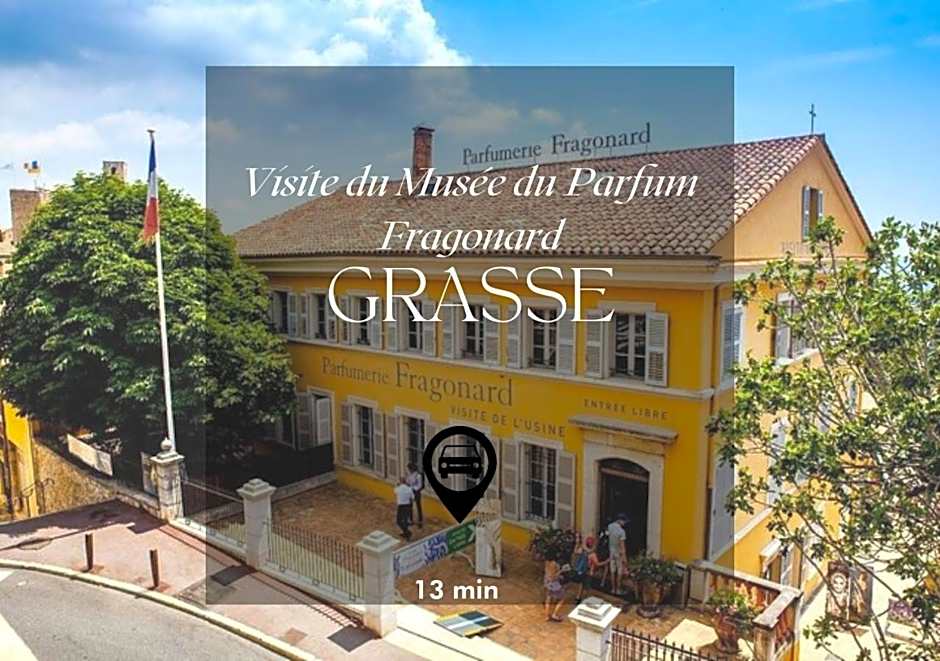 Suite Nymphéalove - Parking - Piscine - Jacuzzi - 50 m2 - CapitalChic Services Peymeinade