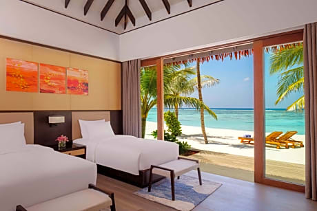 Two-Bedroom Beach Villa with Pool and Sunset View