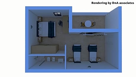 Quadruple Room with Balcony