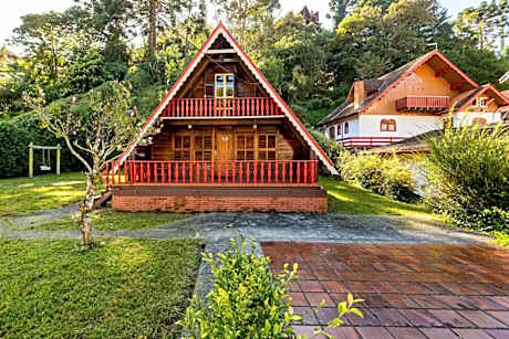 Chalé inteiro completo a 5 min a pé do Capivari - Campos do Jordão