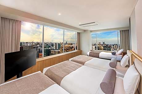 House Keeping is Optional with Additional Cost - Triple Room with Sky View - Non-Smoking