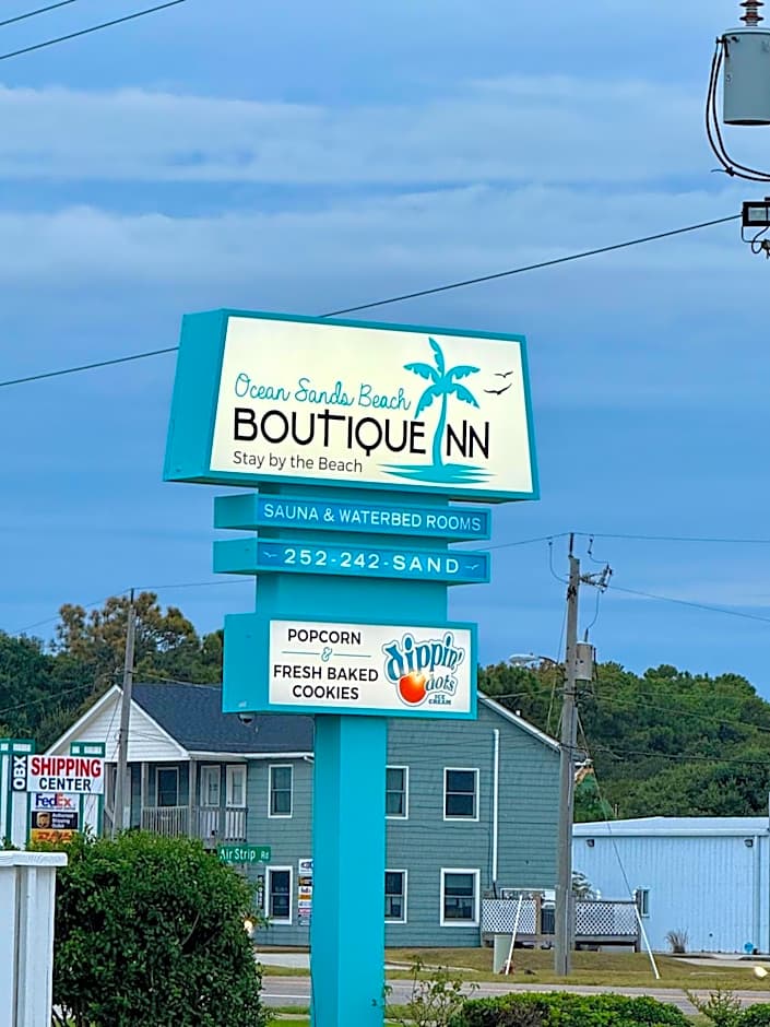 New 2025-Ocean Sands Beach Boutique Inn-Sauna and Salt-Mineral Pool -Free Beach Bikes and Famous Beach-Nightly Popcorn-Bathrobes and Sunscreen in all rooms-Ultra Sparkling-Free Laundry-4 Grand Presidential Black Beds in all rooms-Savings#252-242-SAND