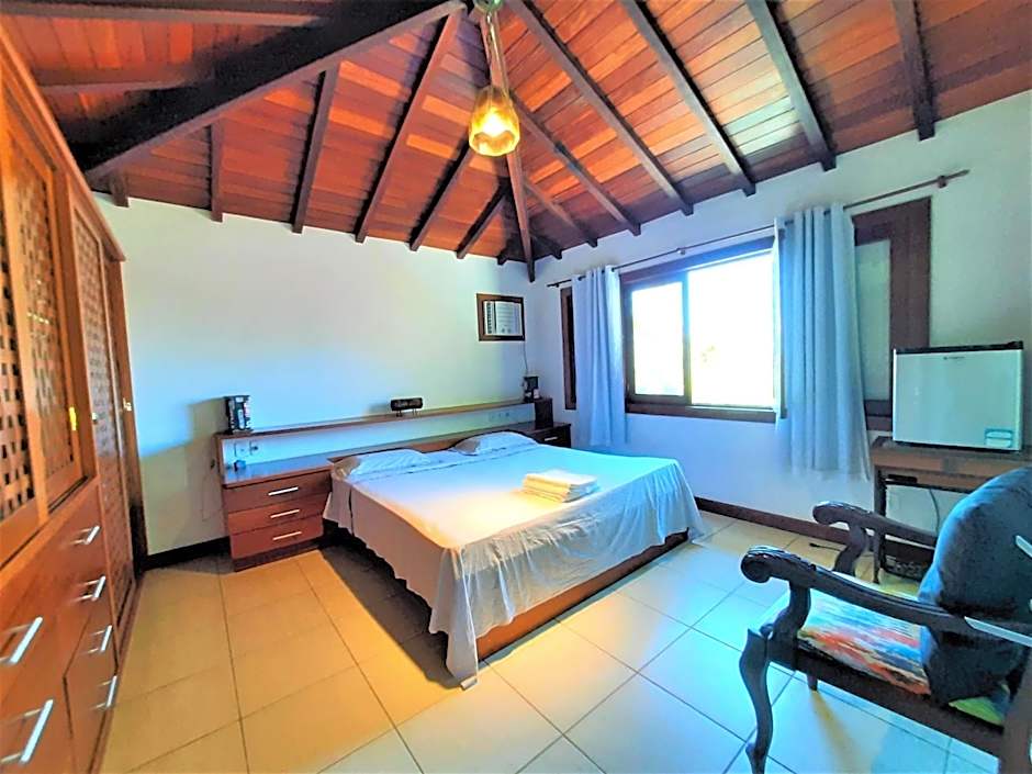 3Suítes, piscina e vista do mar em condomínio pé na areia - pátio compartilhado