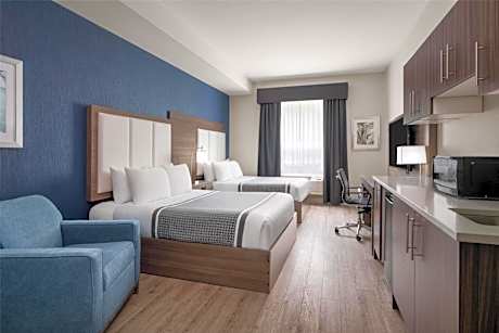 Queen Room with Two Queen Beds and Mobility Accessible Roll-In Shower